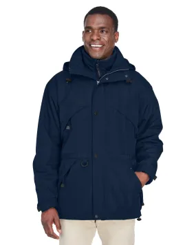 North End 88007 Adult 3-in-1 Parka with Dobby Trim