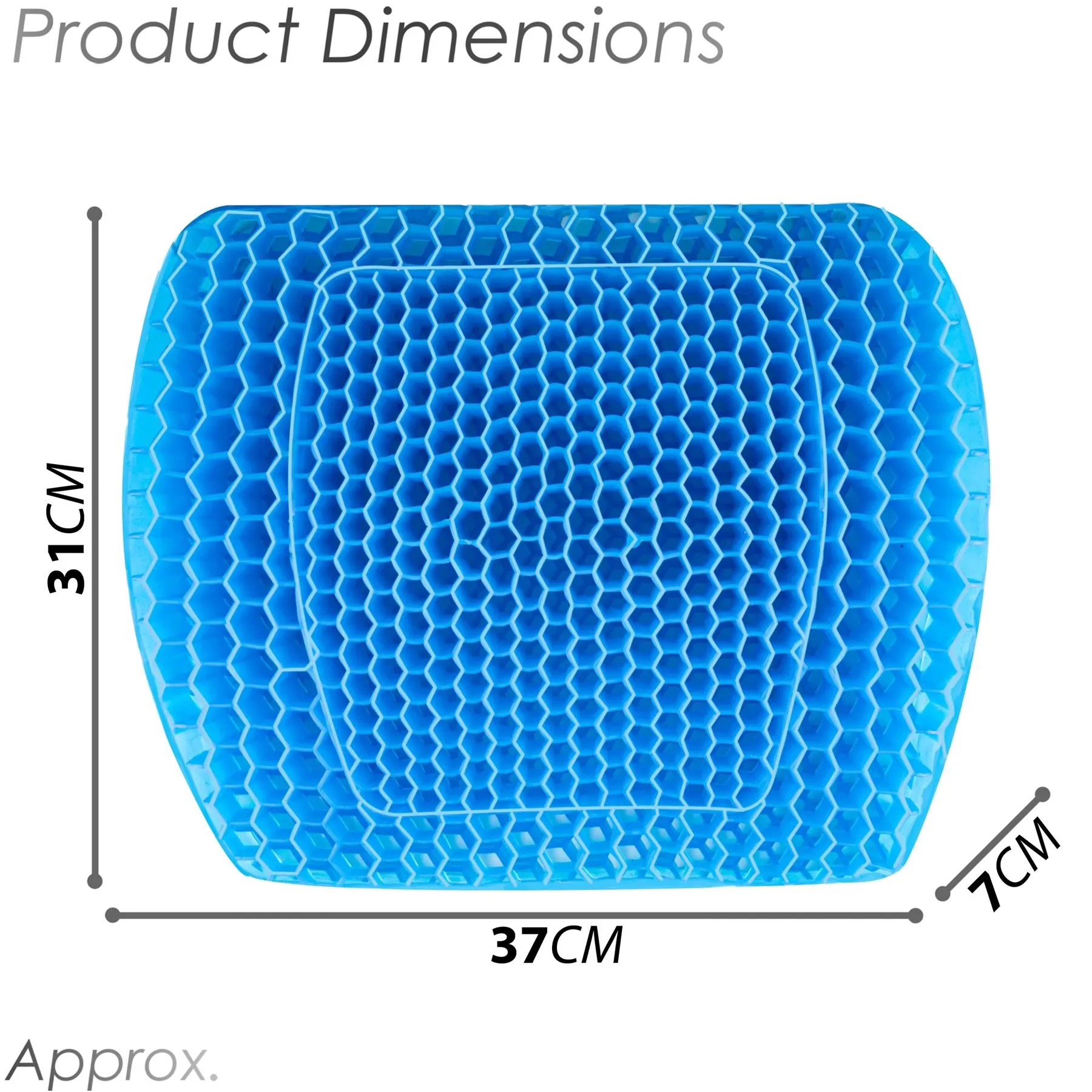 Orthopaedic Gel Seat Cushion