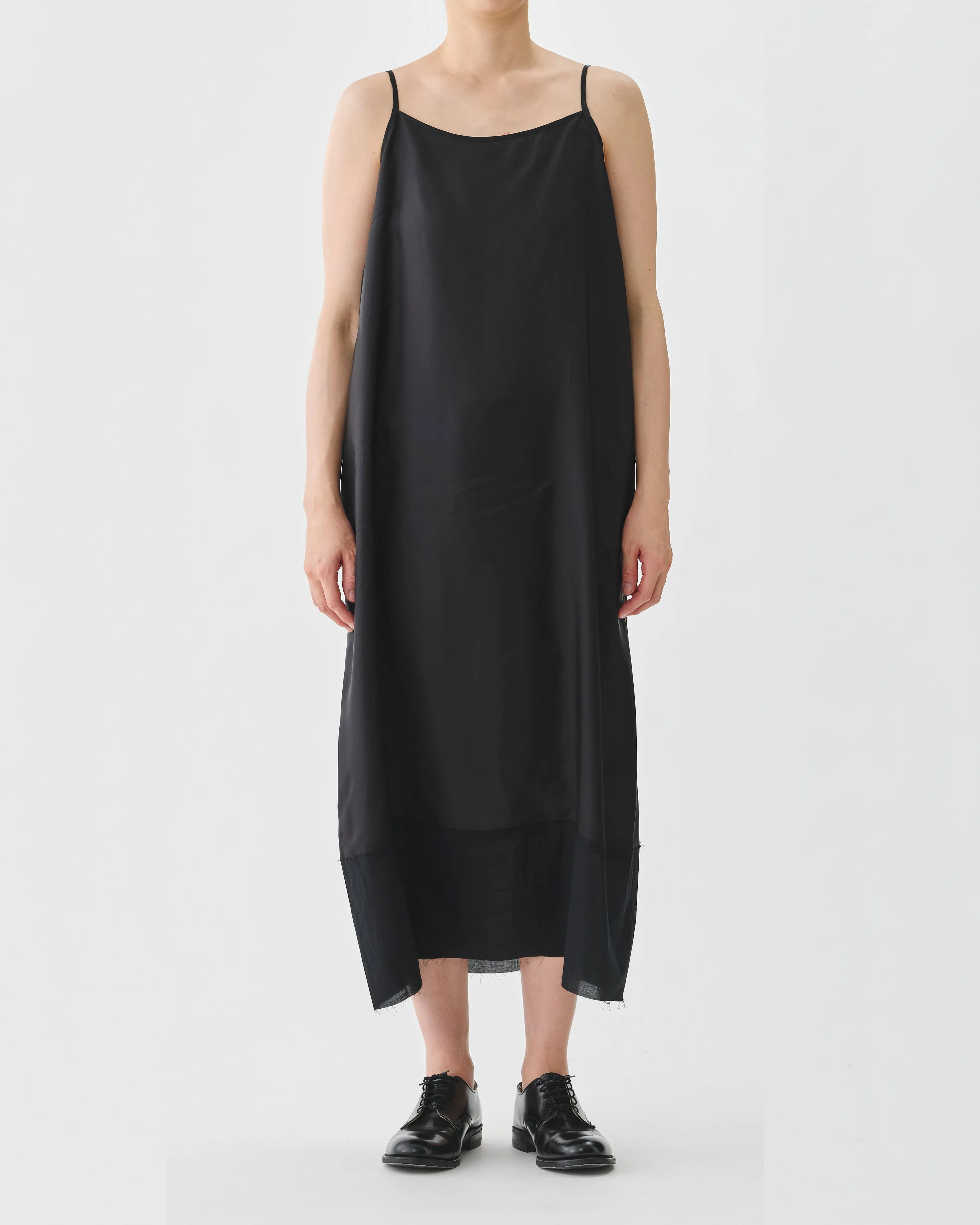 Pas de Calais Cupro Slip Under Dress Black