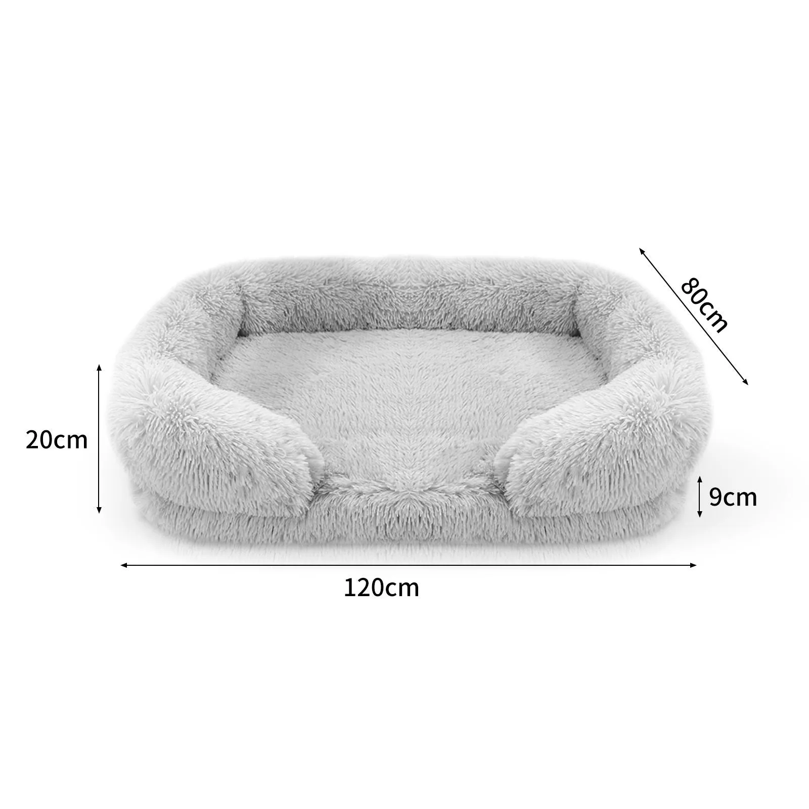 Pet Dog Comfort Bed Plush Bed Comfortable Nest Removable Cleaning Kennel XXL