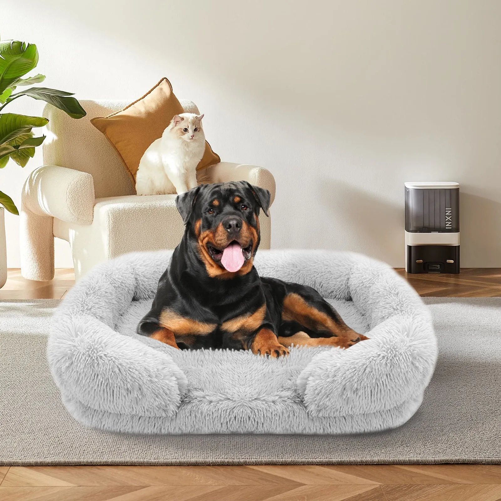 Pet Dog Comfort Bed Plush Bed Comfortable Nest Removable Cleaning Kennel XXL