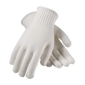 PIP 35-CB110 Medium Weight Seamless Knit Cotton/Polyester Glove, White, 1 Dozen