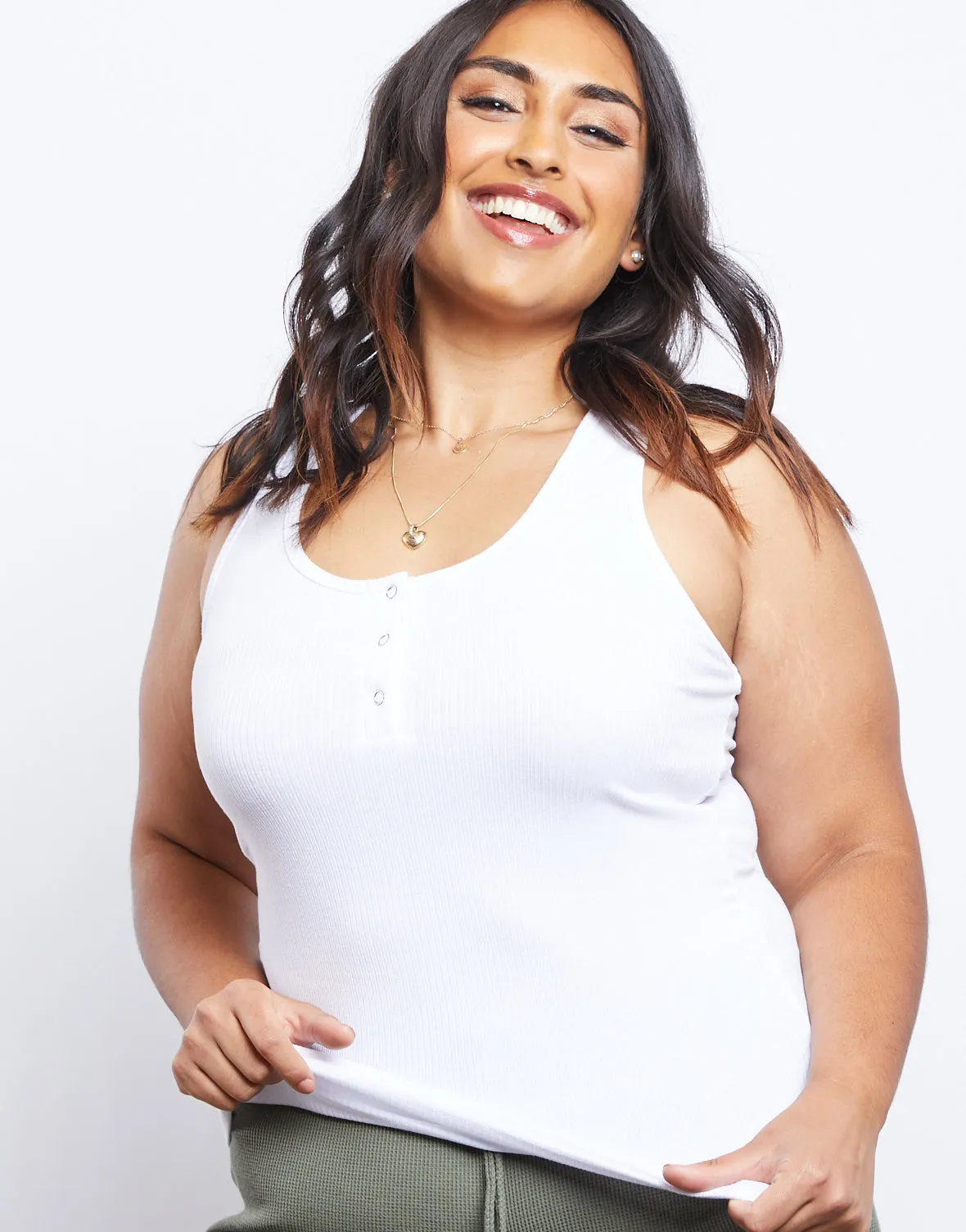 Plus Size Around and About Tank