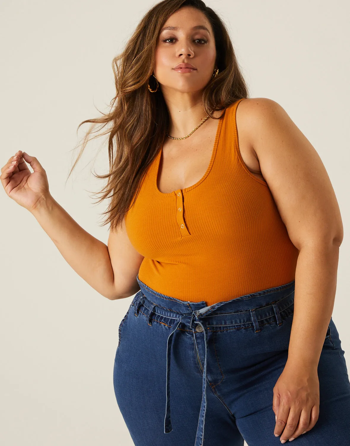 Plus Size Around and About Tank