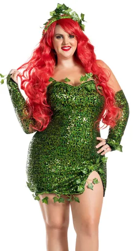 Plus Size Poisonous Villain Costume