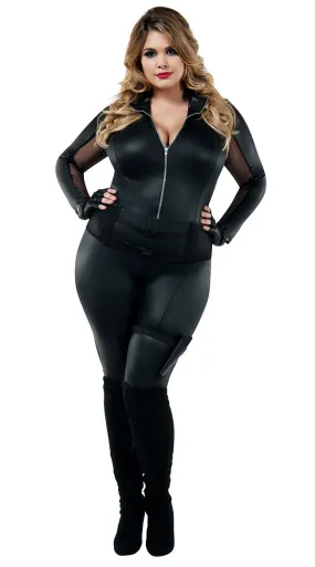 Plus Size Secret Agent Costume