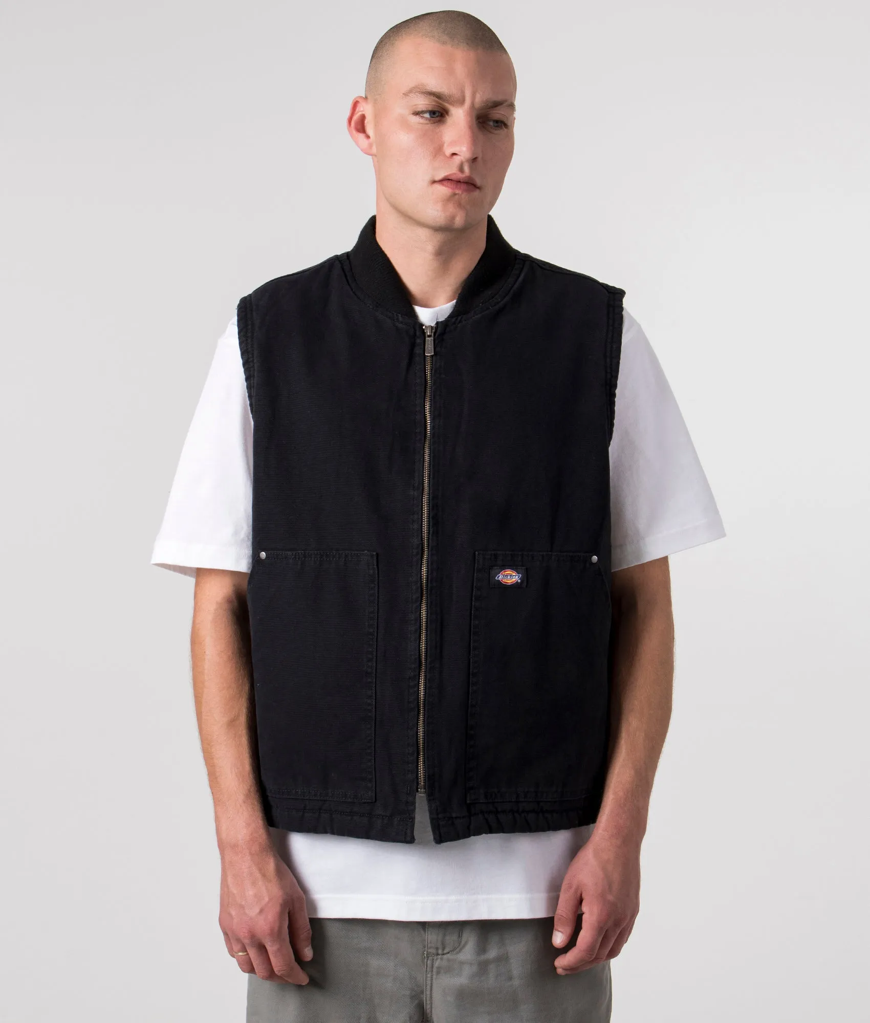 Relaxed Fit Duck Canvas Gilet