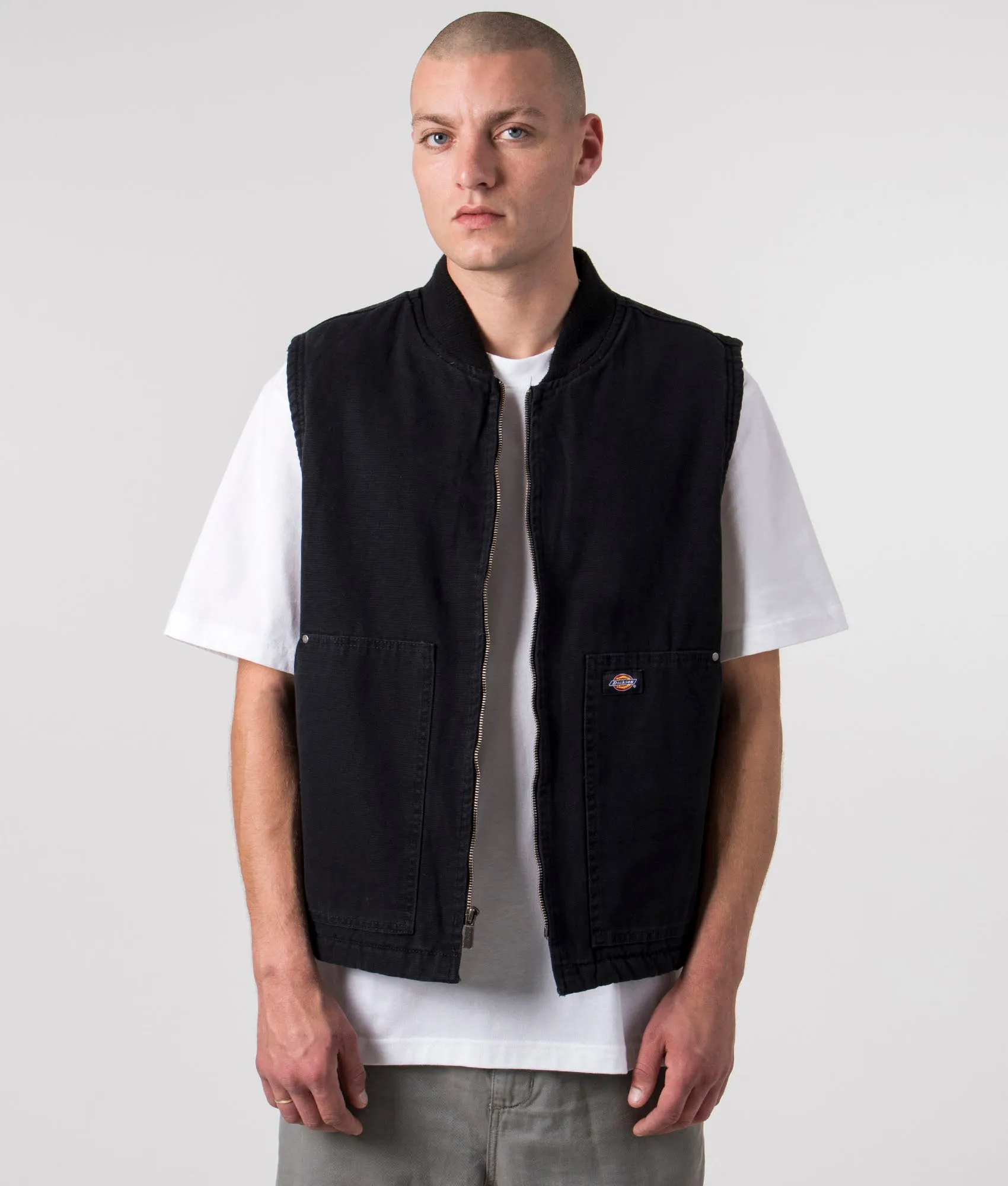 Relaxed Fit Duck Canvas Gilet