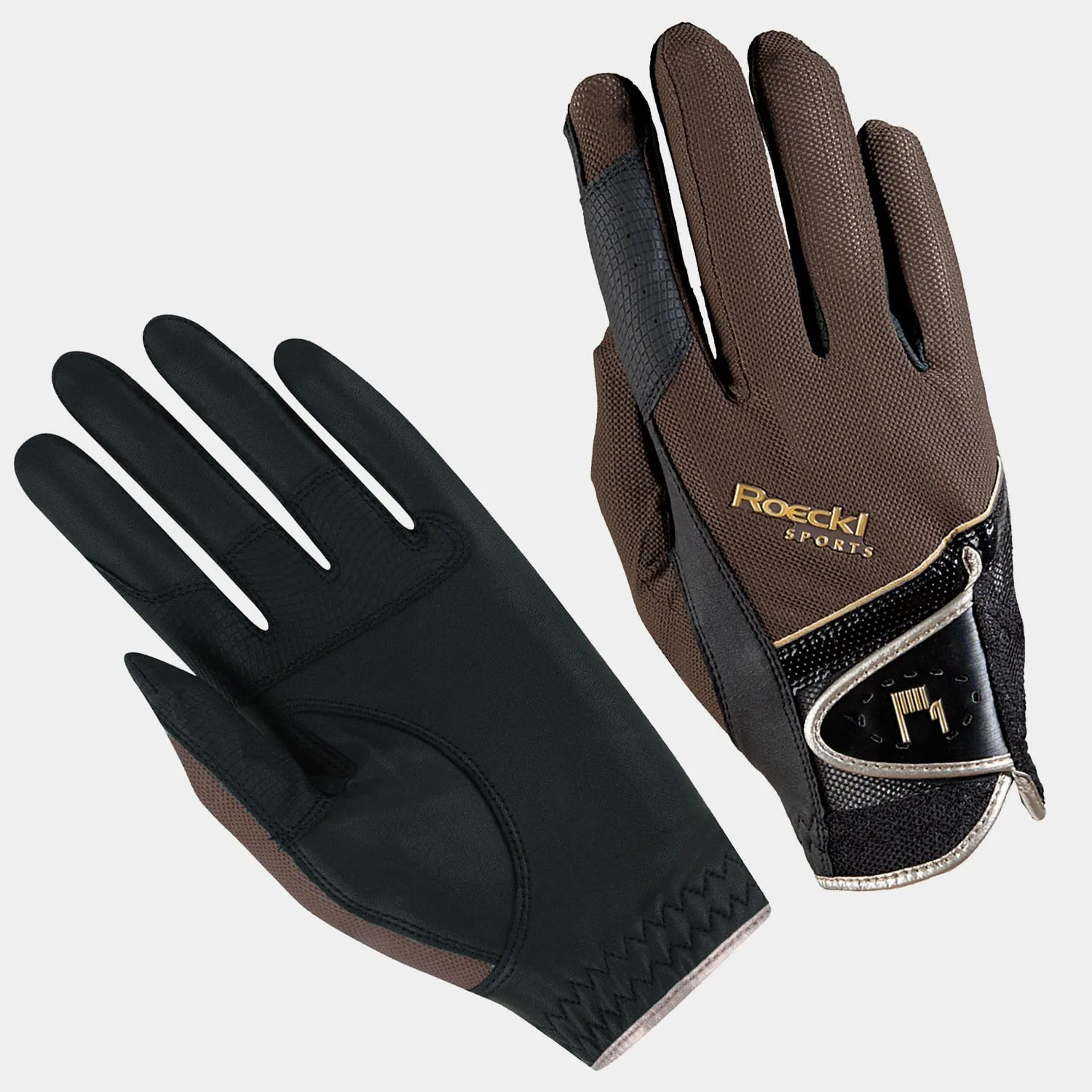 Roeckl Sports Madrid Riding Gloves - Brown