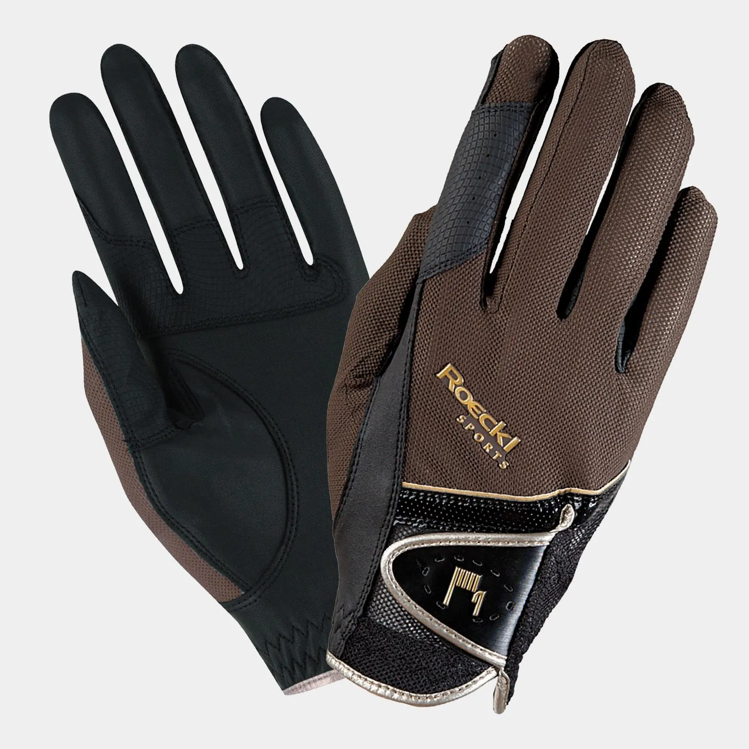 Roeckl Sports Madrid Riding Gloves - Brown