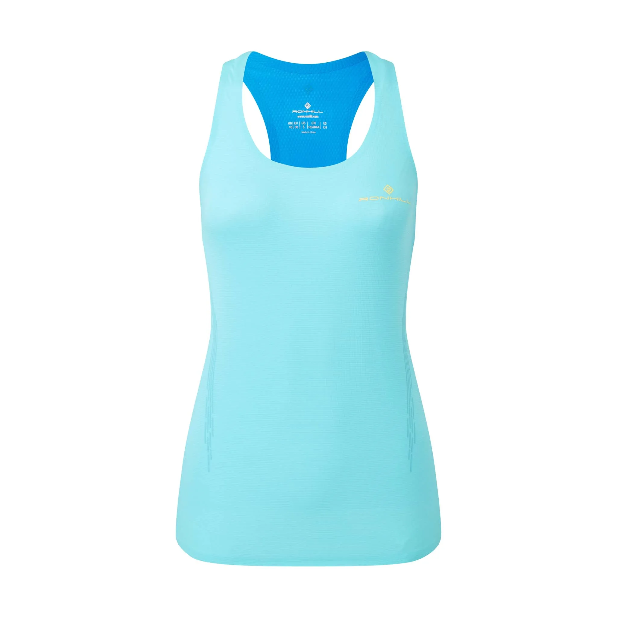 Ronhill | Women's Tech Race Vest - Aquamint/Electric Blue