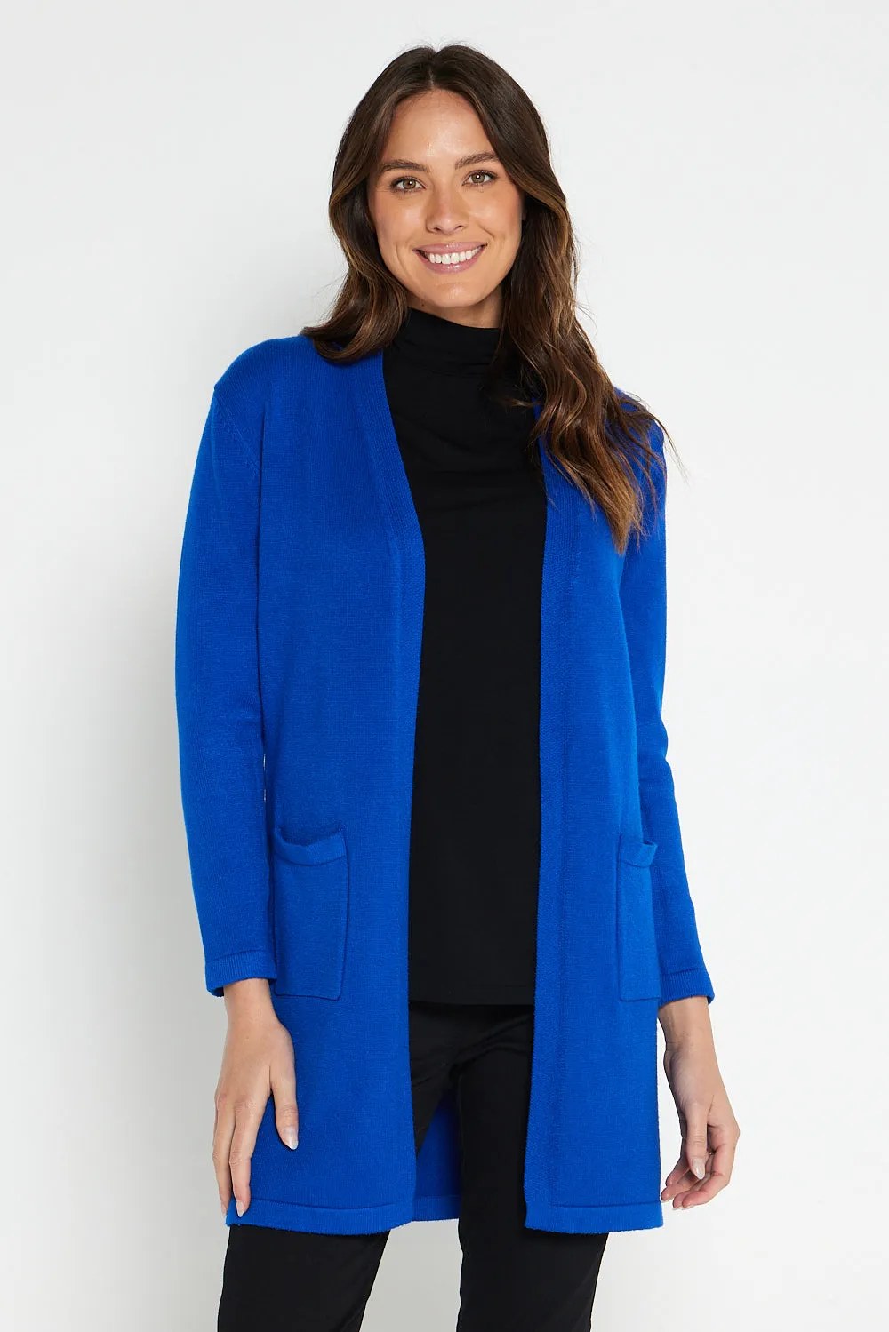 Salima Knit Cardigan - Blue