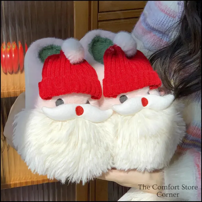 Santa Claus Design Comfortable Christmas Slippers