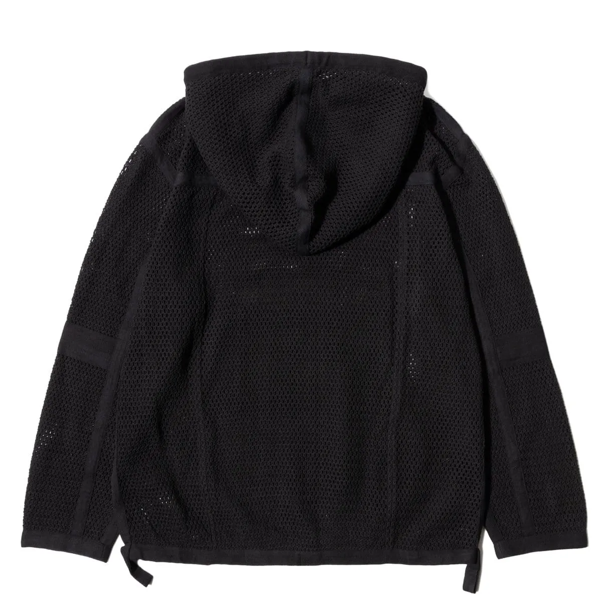 SCRIM NET OVERSIZED PARKA