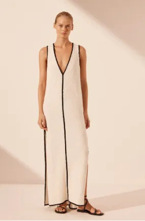 Shona Joy Lena Plunged Maxi Dress