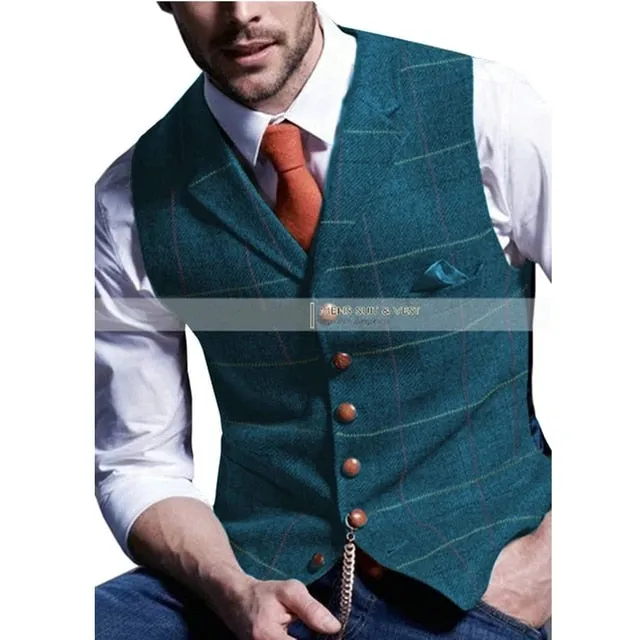 Single Breasted Button Decorated Vest