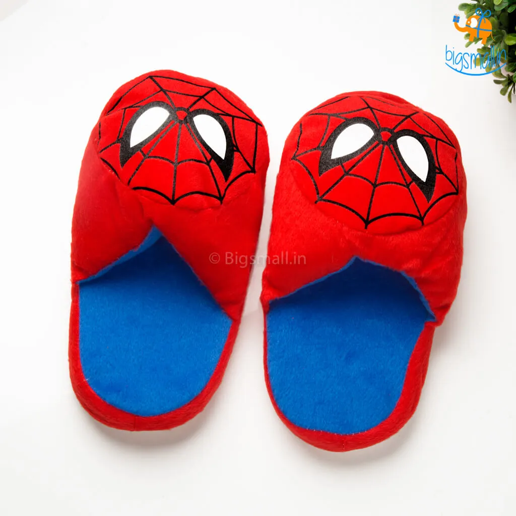 Spidey Chibi Plush Slippers (Size: Up to UK 3 - 6)