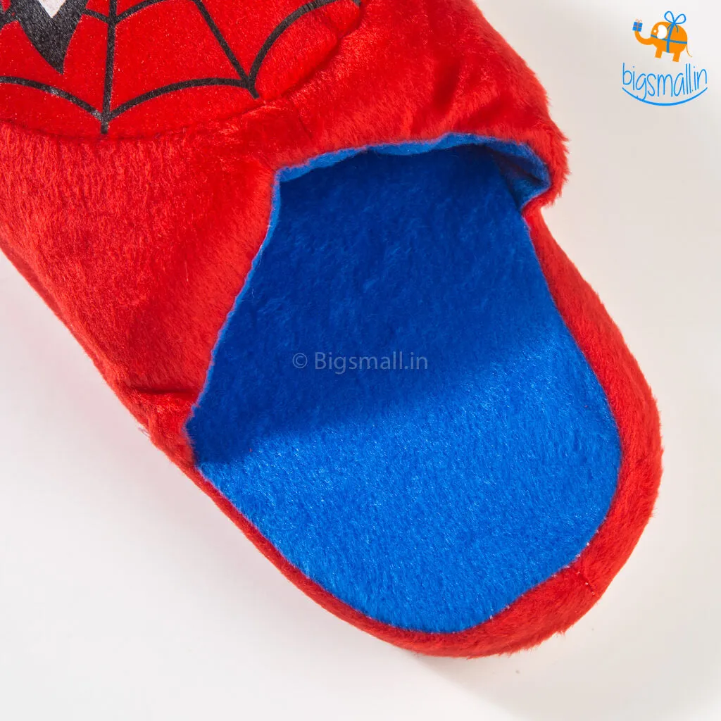 Spidey Chibi Plush Slippers (Size: Up to UK 3 - 6)