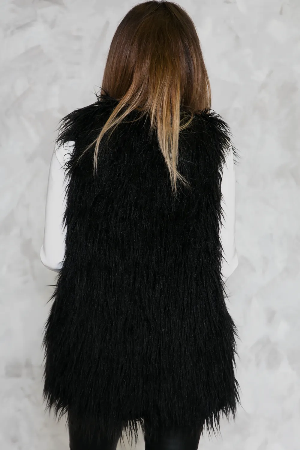 Standing Tall Faux Fur Vest