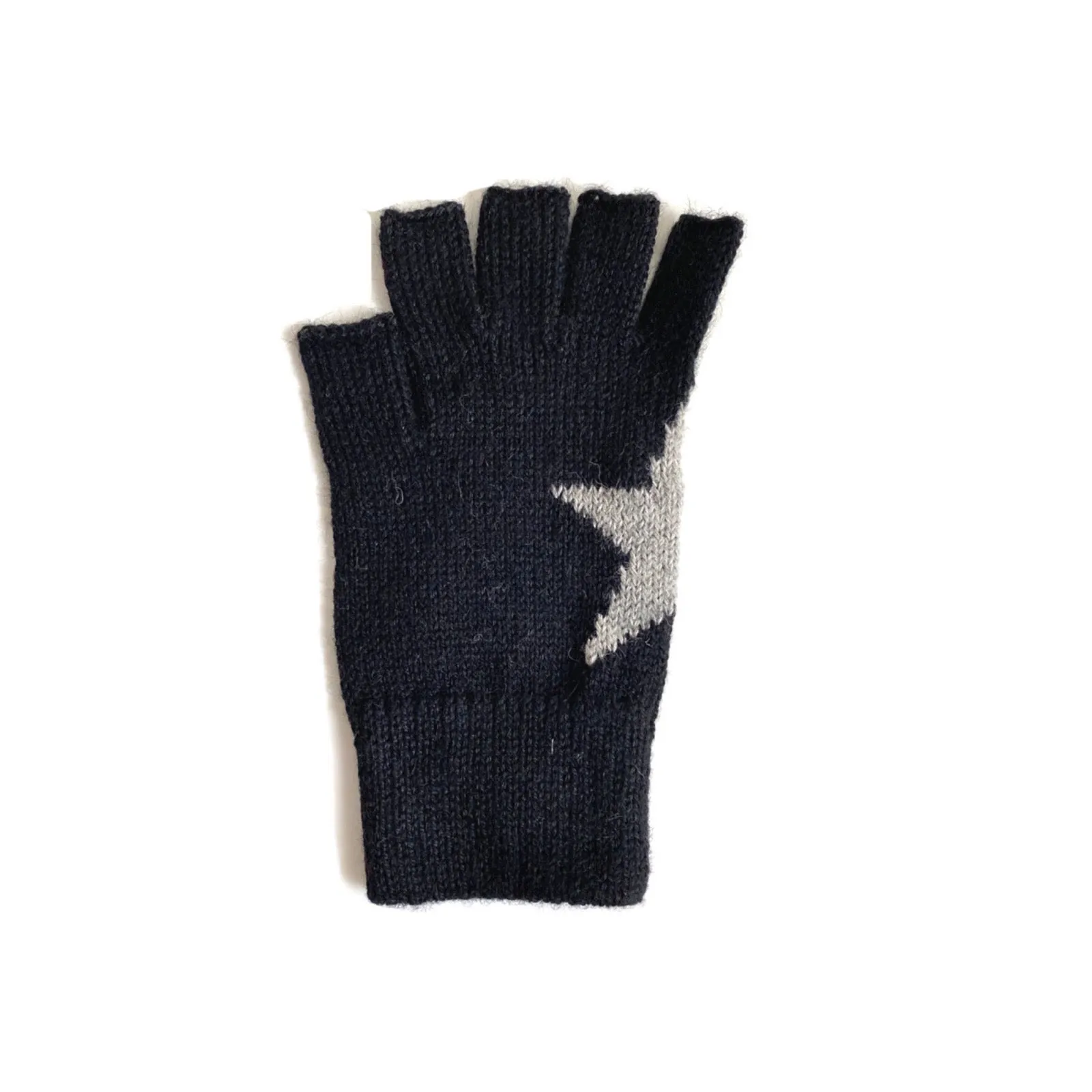 Star Baby alpaca fingerless Gloves