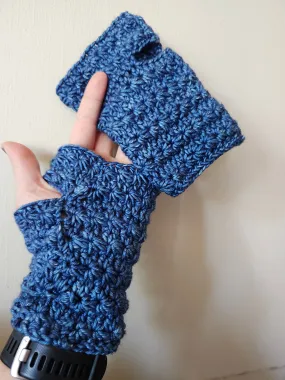 Star Stitch Fingerless Gloves