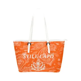 STILE CAPO QUEEN ORANGE WTS TOTE BAG.