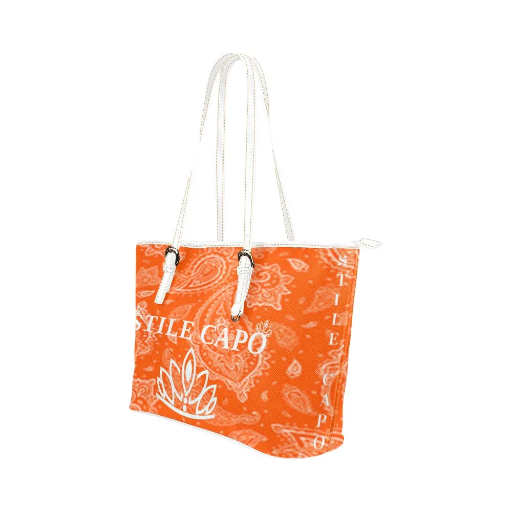 STILE CAPO QUEEN ORANGE WTS TOTE BAG.