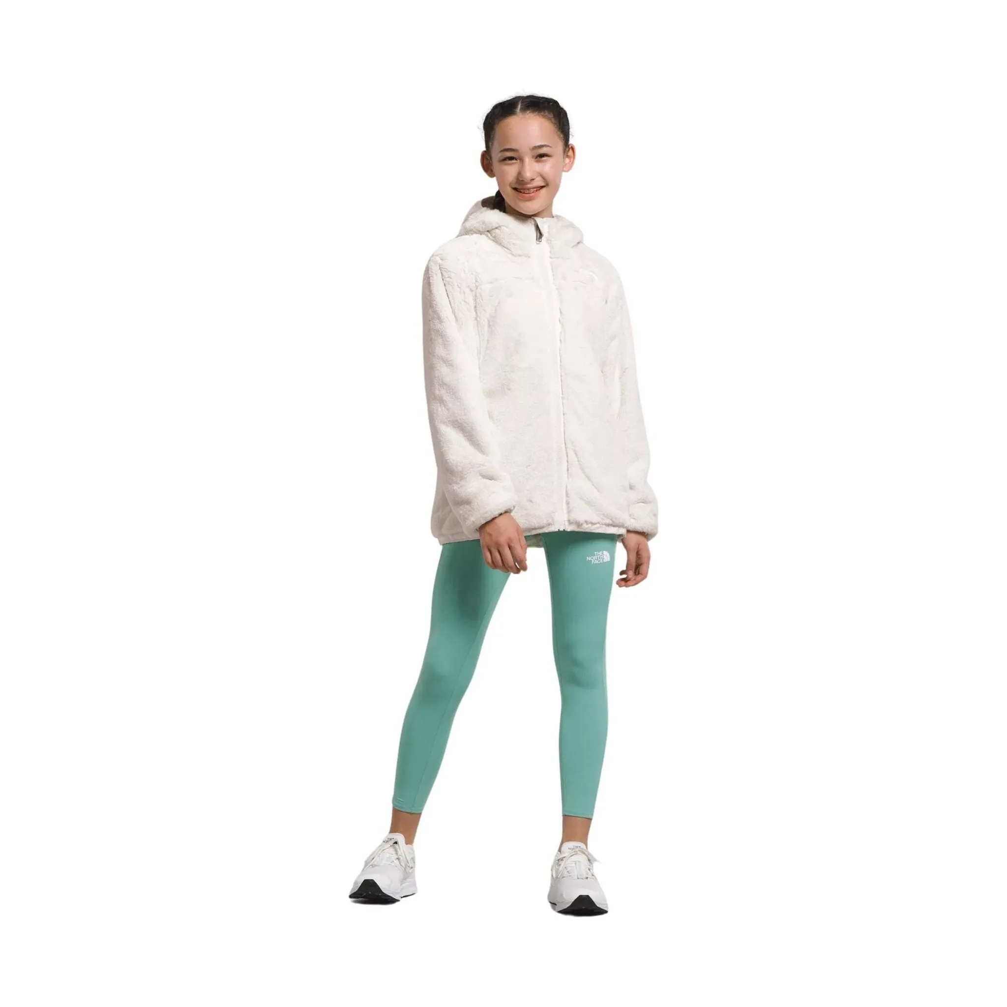 The North Face Kids' Reversible Mossbud Parka - Gardenia White