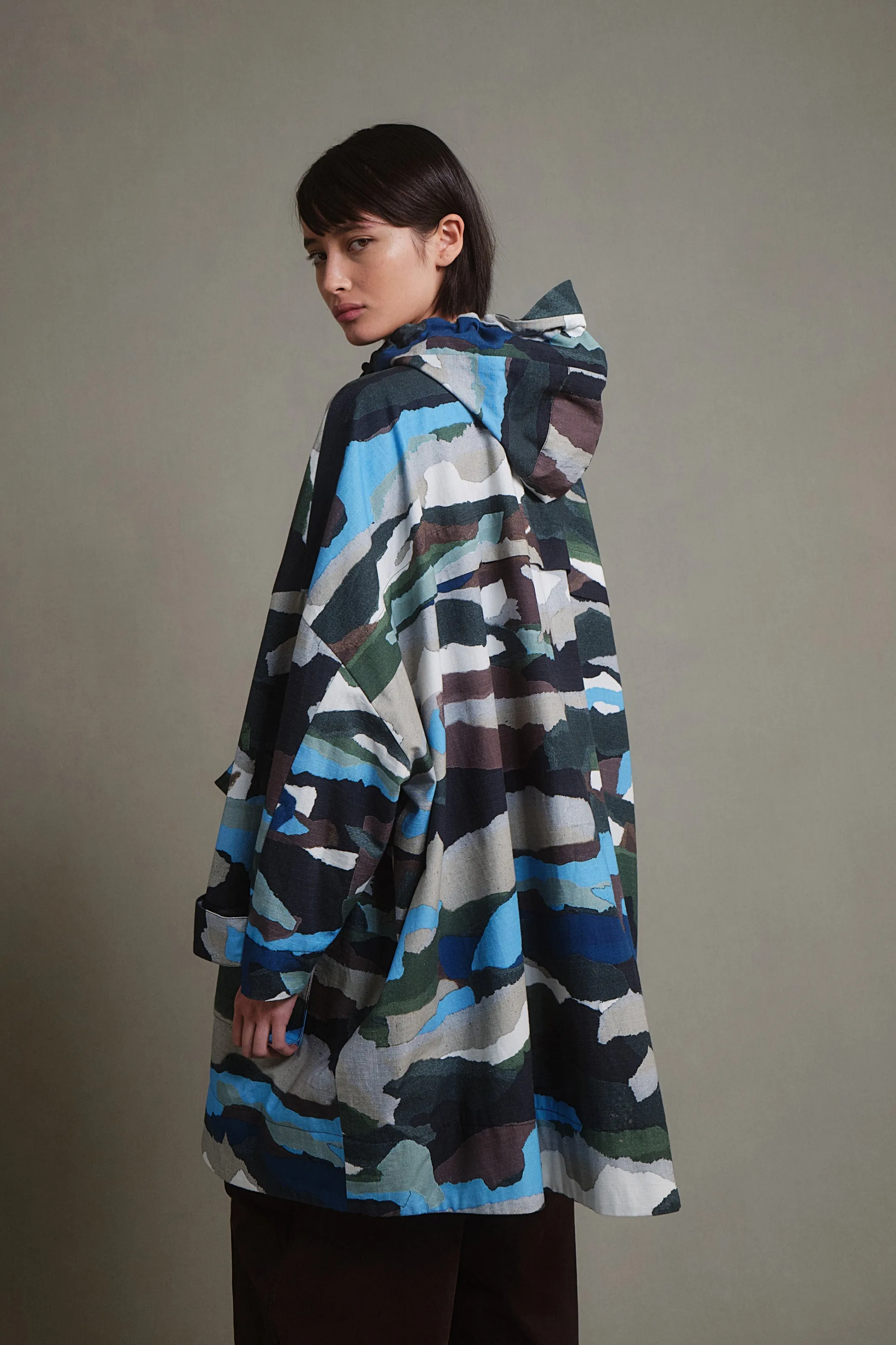 THE WAYFINDER COAT / TORN PAPER CAMO