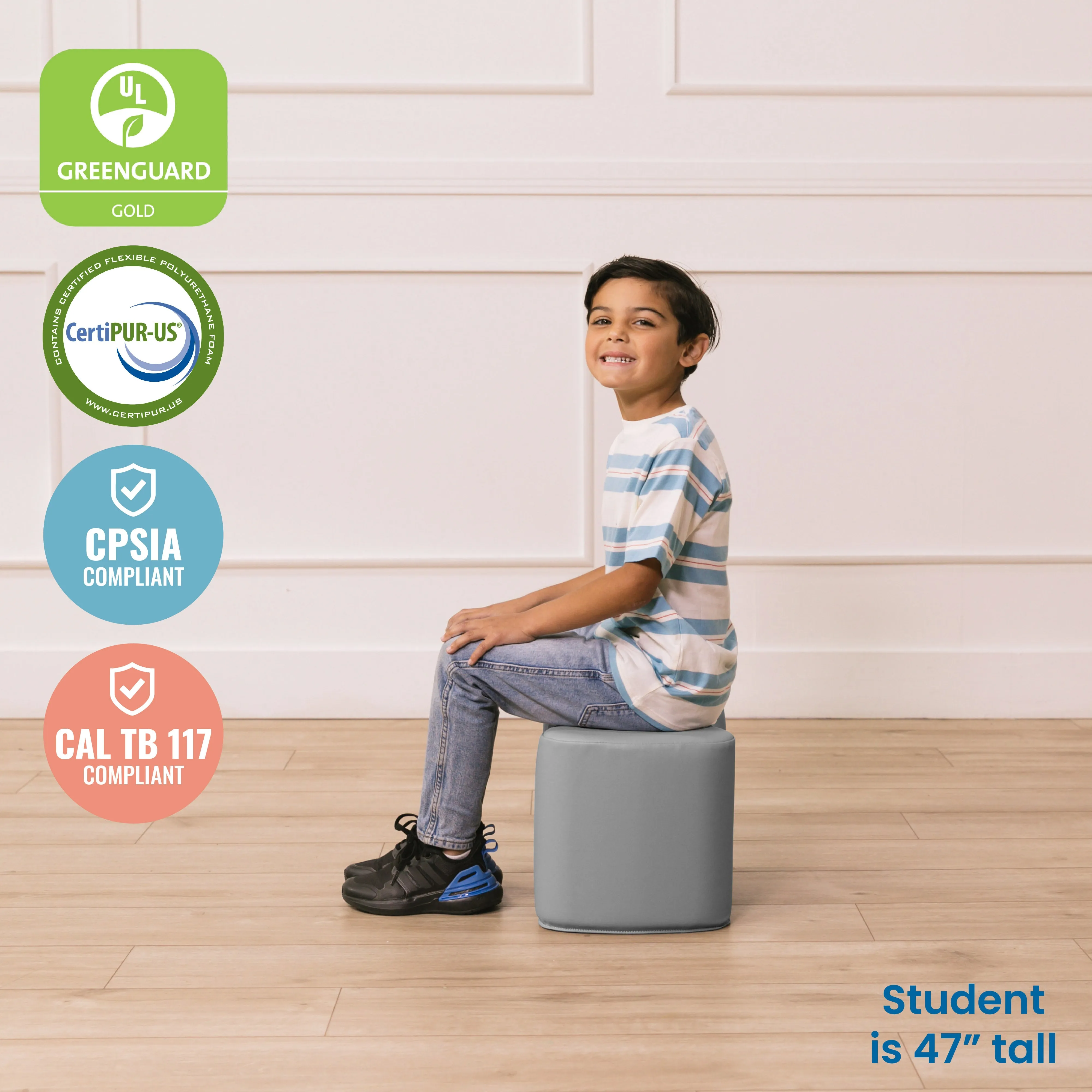 Toddler Modular Stool Set, Flexible Seating, 2-Pack