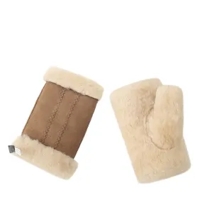 UGG Fluffy Fingerless Wool Mittens