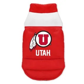 University of Utah Pet Parka Puff Vest