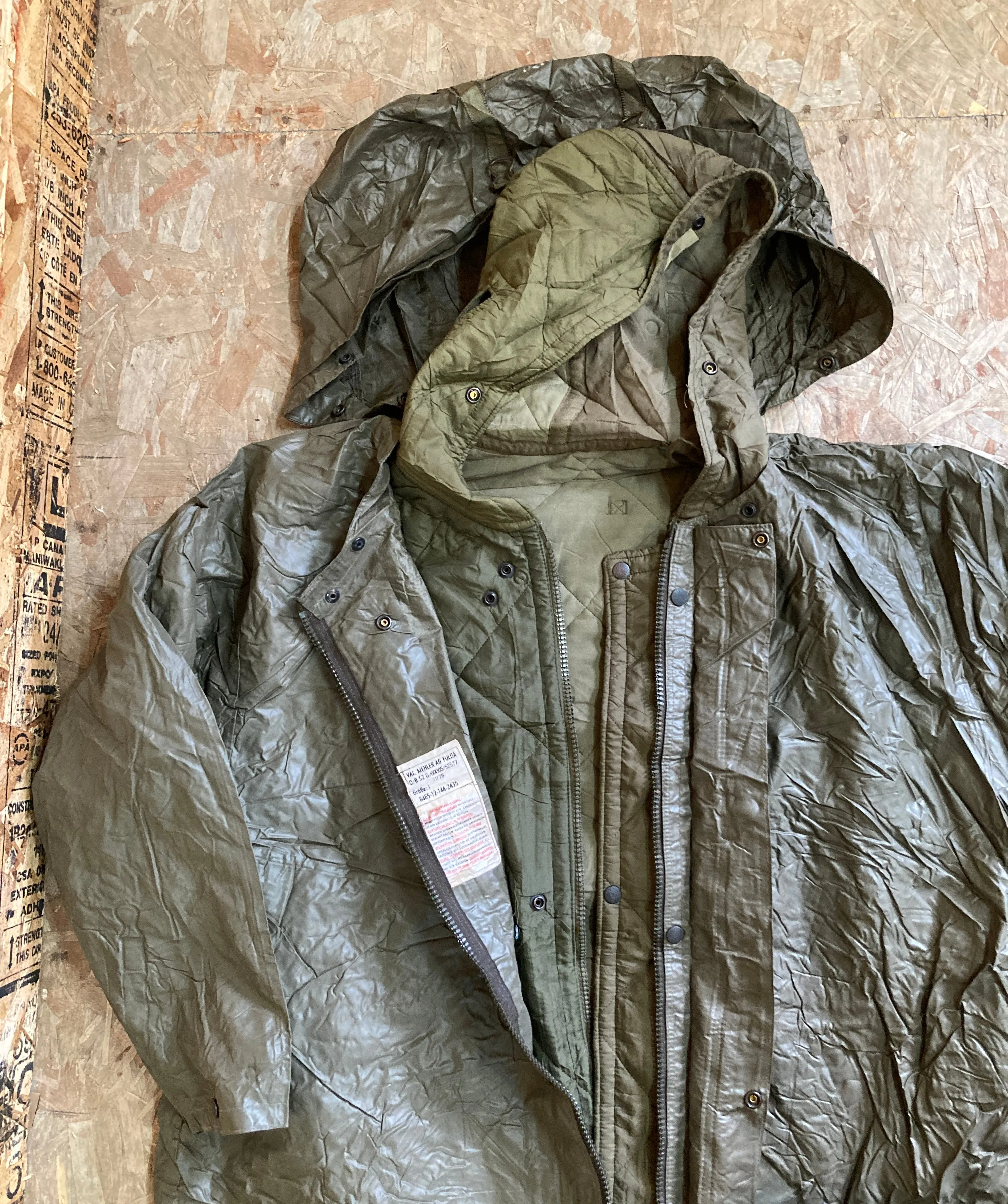 Vintage German Army Modular Sleeping Bag Parka * Rare / Low Stock *