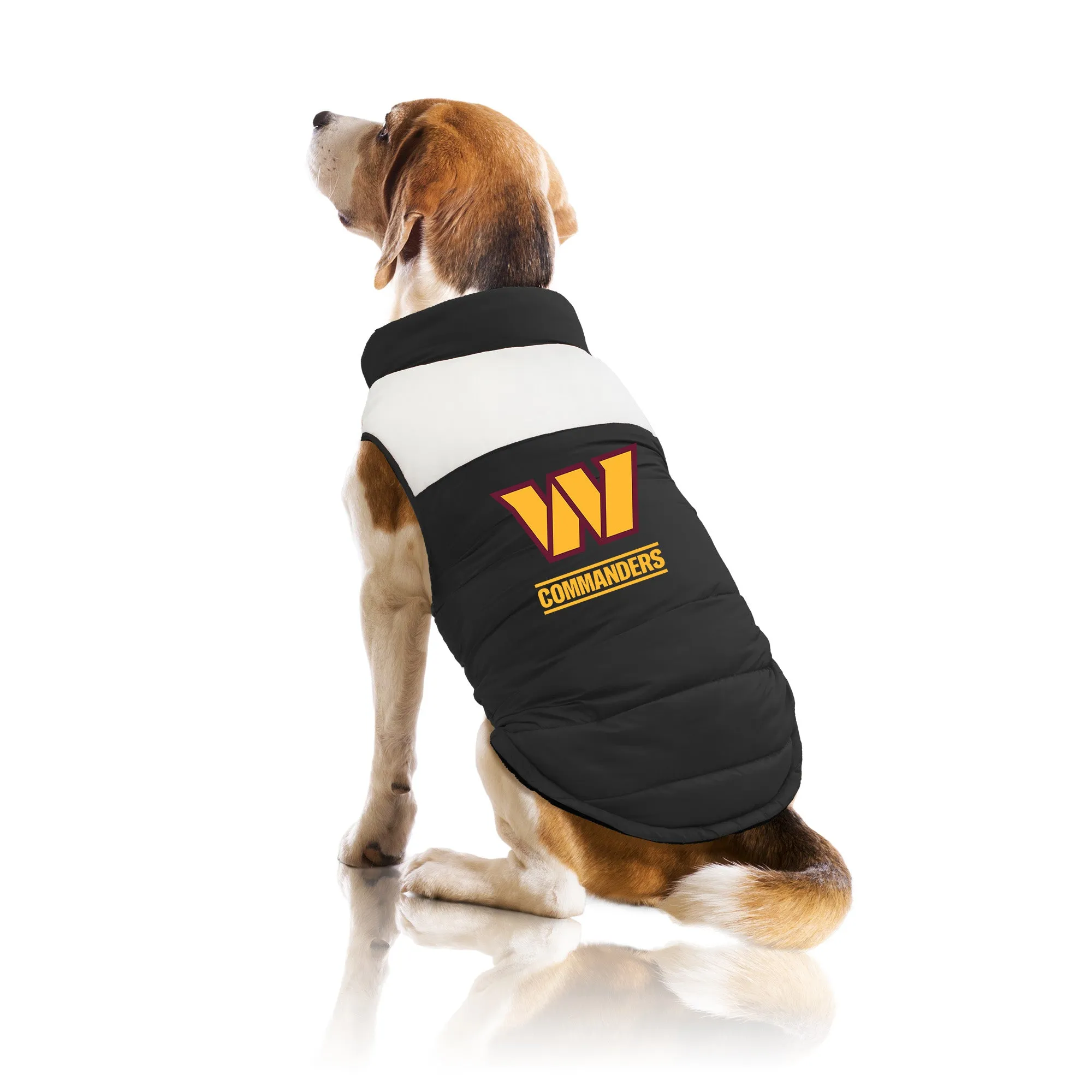 Washington Commanders Pet Parka Puff Vest