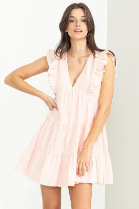 Weekend Outing Ruffle Mini Dress