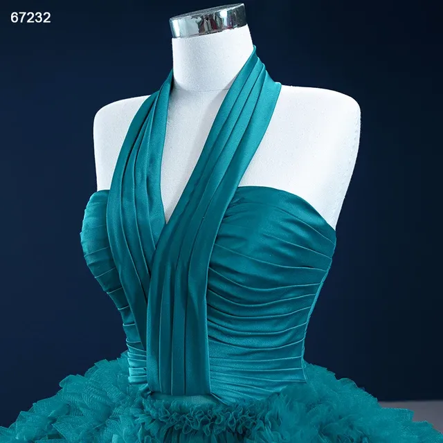 Women Classic Teal Blue formal Dress