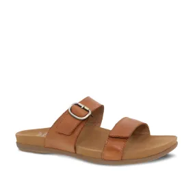 Women's Dansko Justine Color: Luggage Calf Sandal