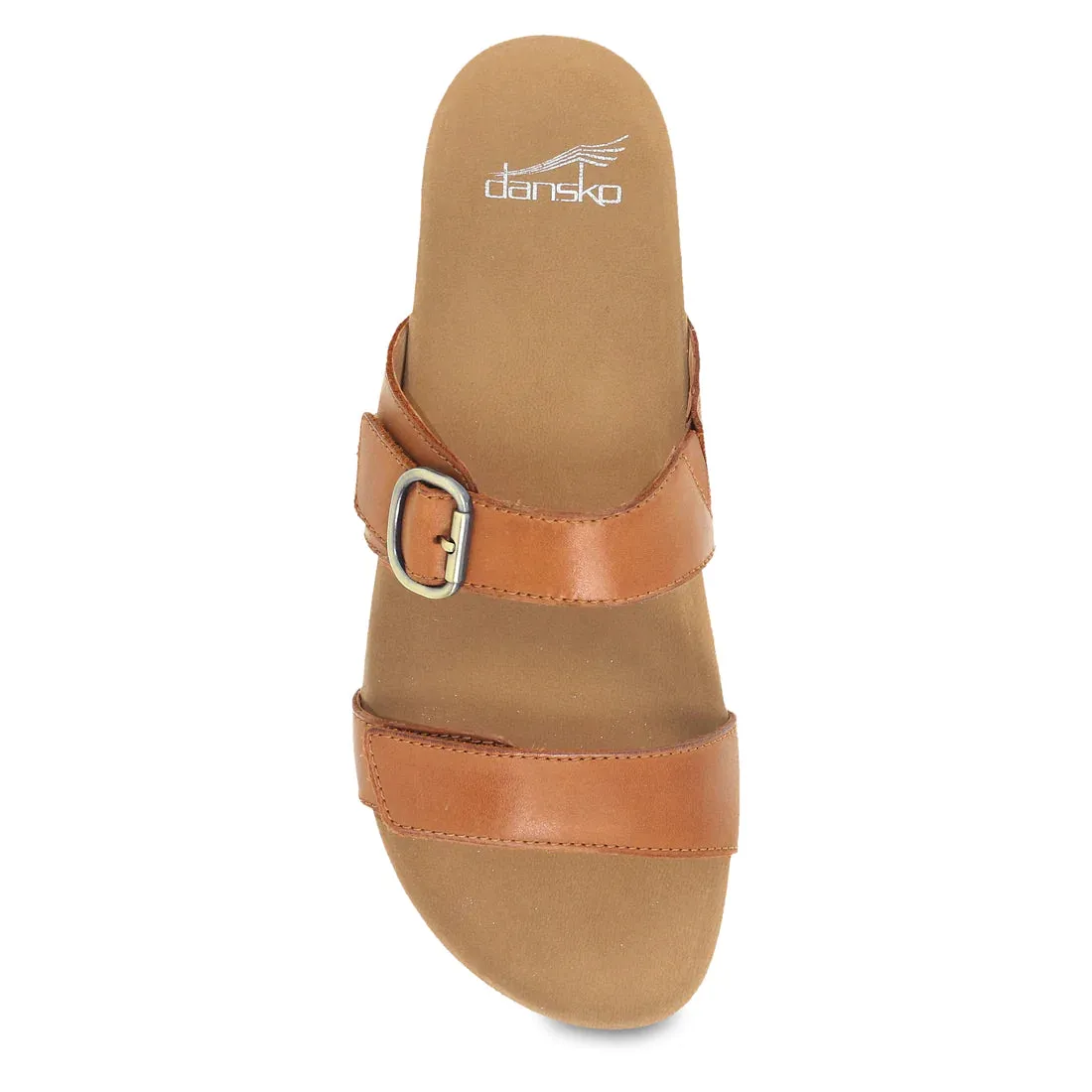 Women's Dansko Justine Color: Luggage Calf Sandal