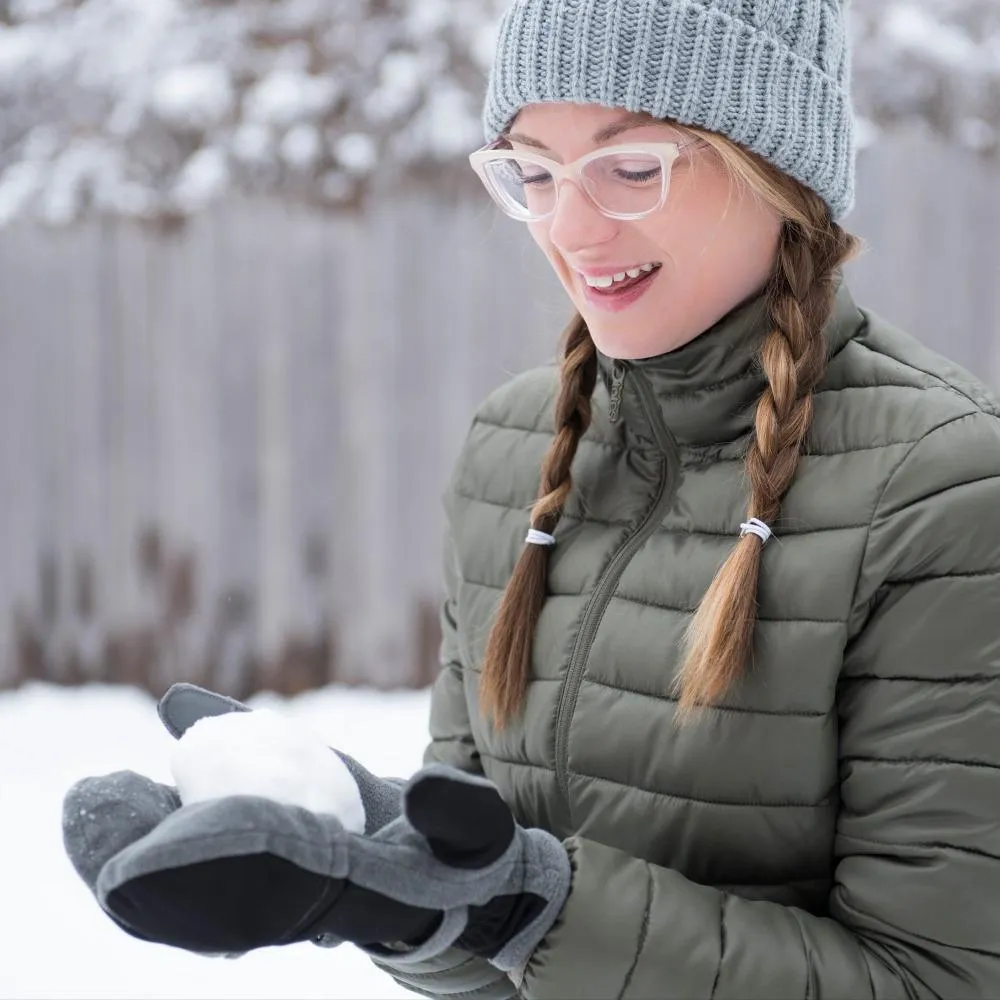 Women’s Fleece Stretch Flip-Top Mittens