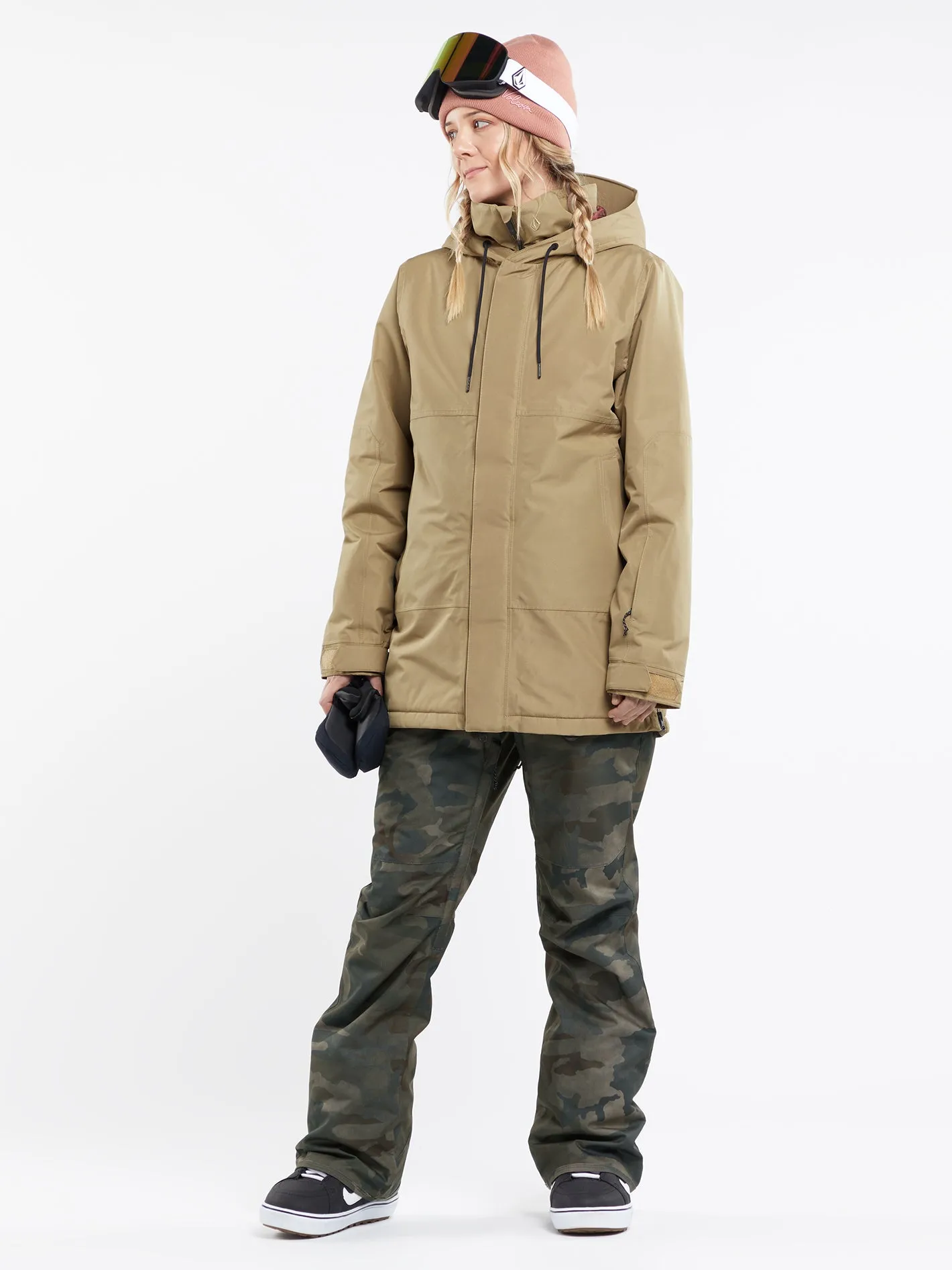 Womens Paxson 2L Tds Inf Parka - Dark Khaki