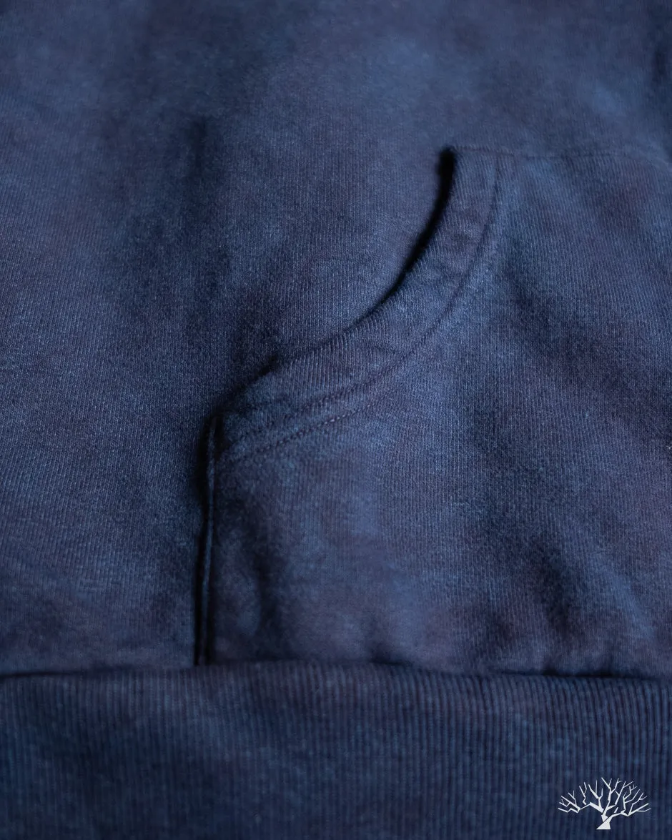 Zip Hoodie Sweatshirt - Indigo