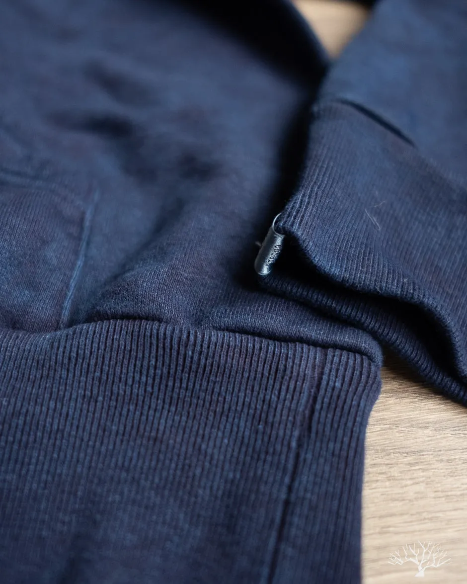 Zip Hoodie Sweatshirt - Indigo